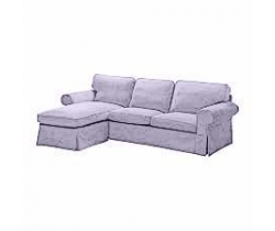 cover for Ektorp two seater sofa with chaise lounge