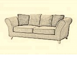 Bezug für Backa Dreier-Sofa