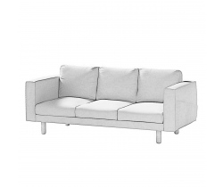 Bezug für Norsborg Dreier-Sofa