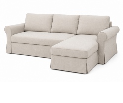 Bezug für Backabro Bett Sofa mit Récamiere